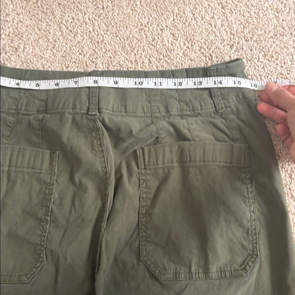 Maeve Anthropologie Olive Green Chinos - Picture 8 of 9